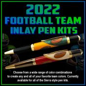 2022 Football Team Colors Inlay Kits