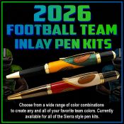 2026 Football Team Colors Inlay Kits