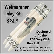 Weimaraner Inlay Pen Kit