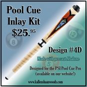 Pool Cue Inlay Kit (Design #4D) Paua Abalone